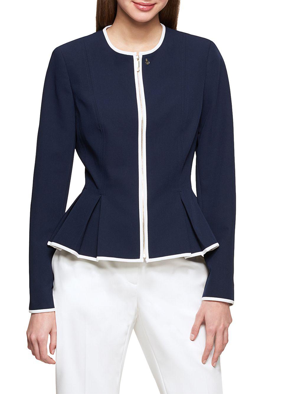 tommy hilfiger zip front jacket
