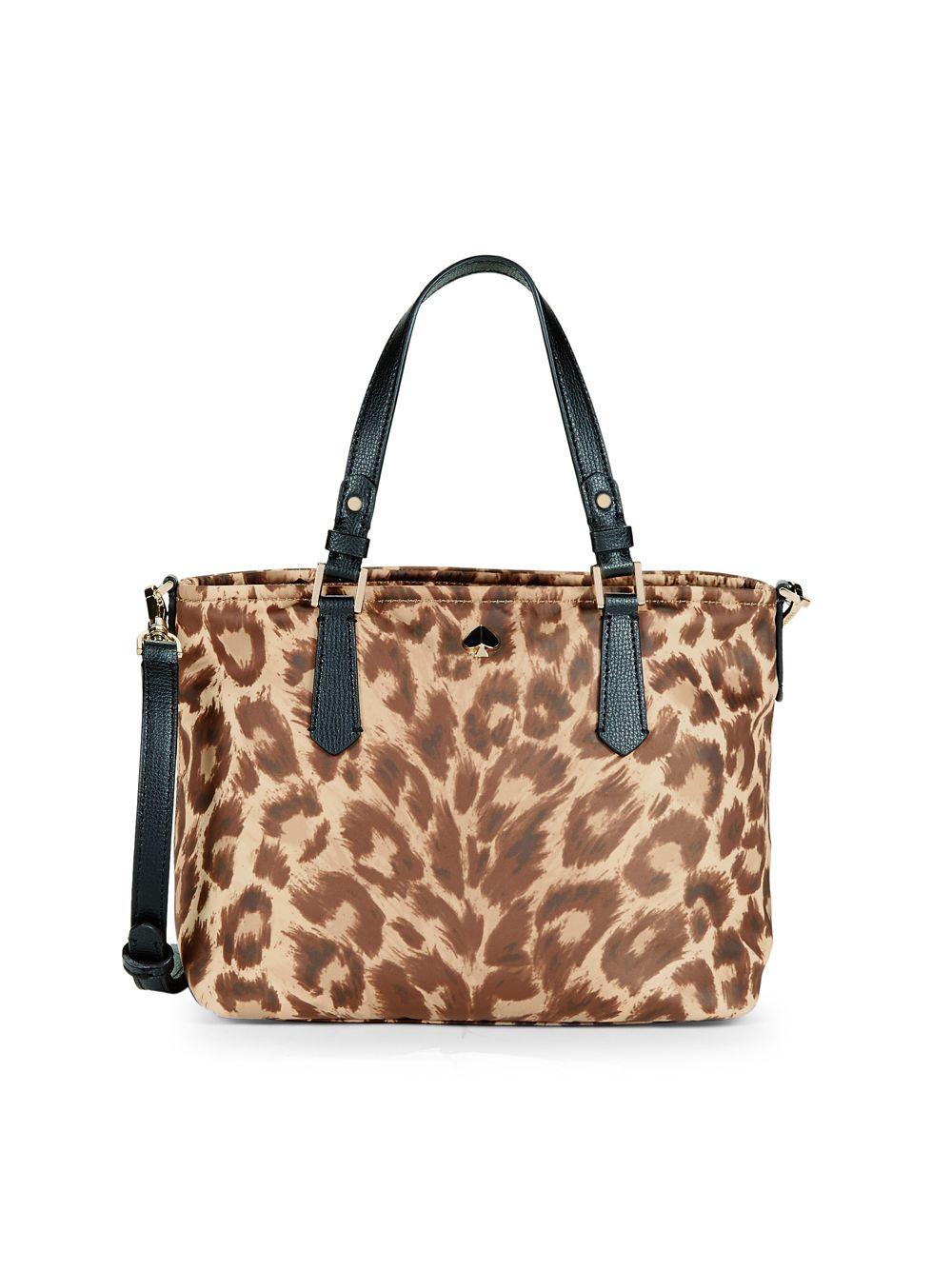 kate spade leopard print tote
