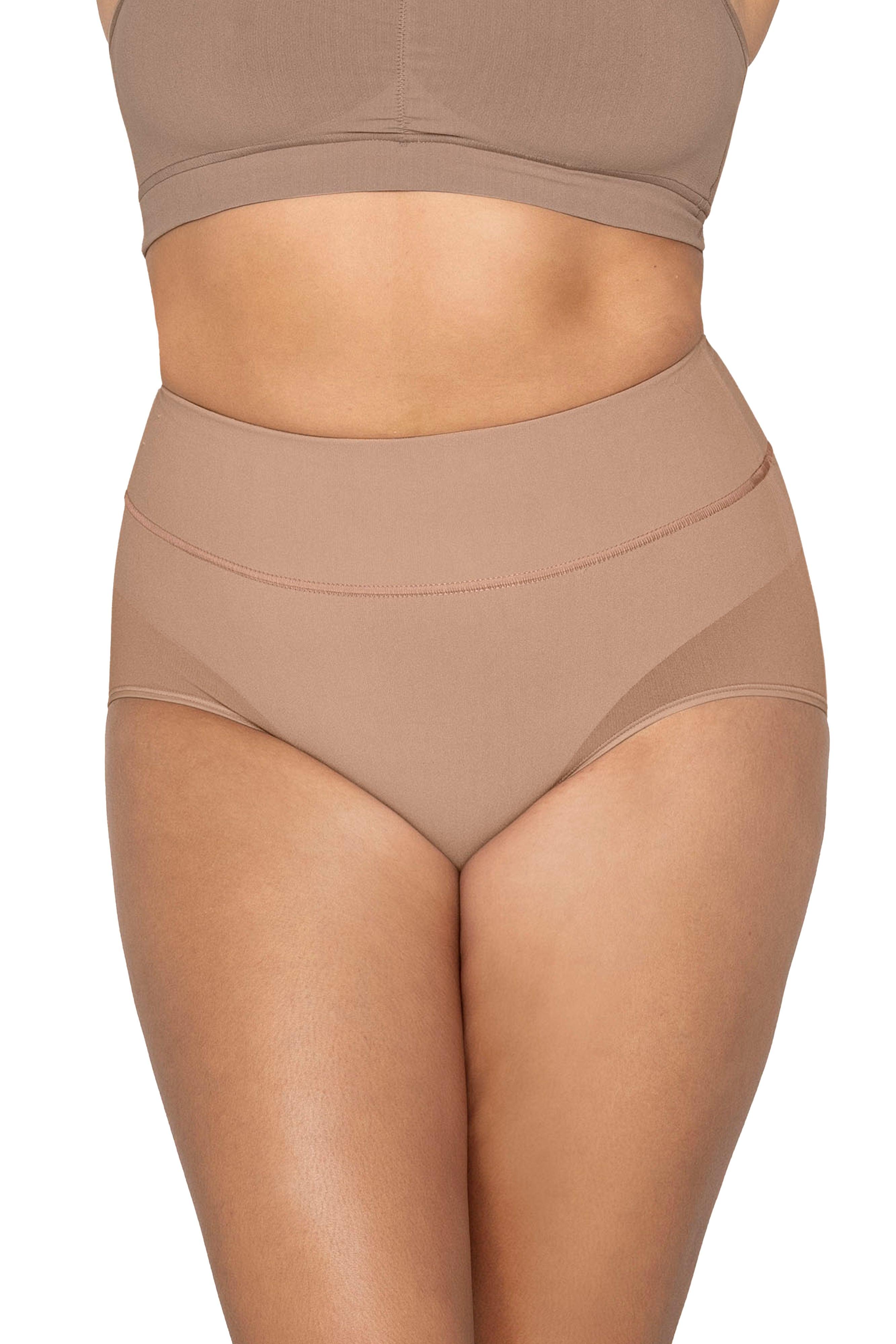 Leonisa Highwaisted Sculpting & Smoothing Panties in Natural Lyst