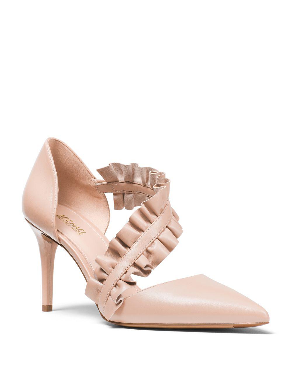michael kors heels pink