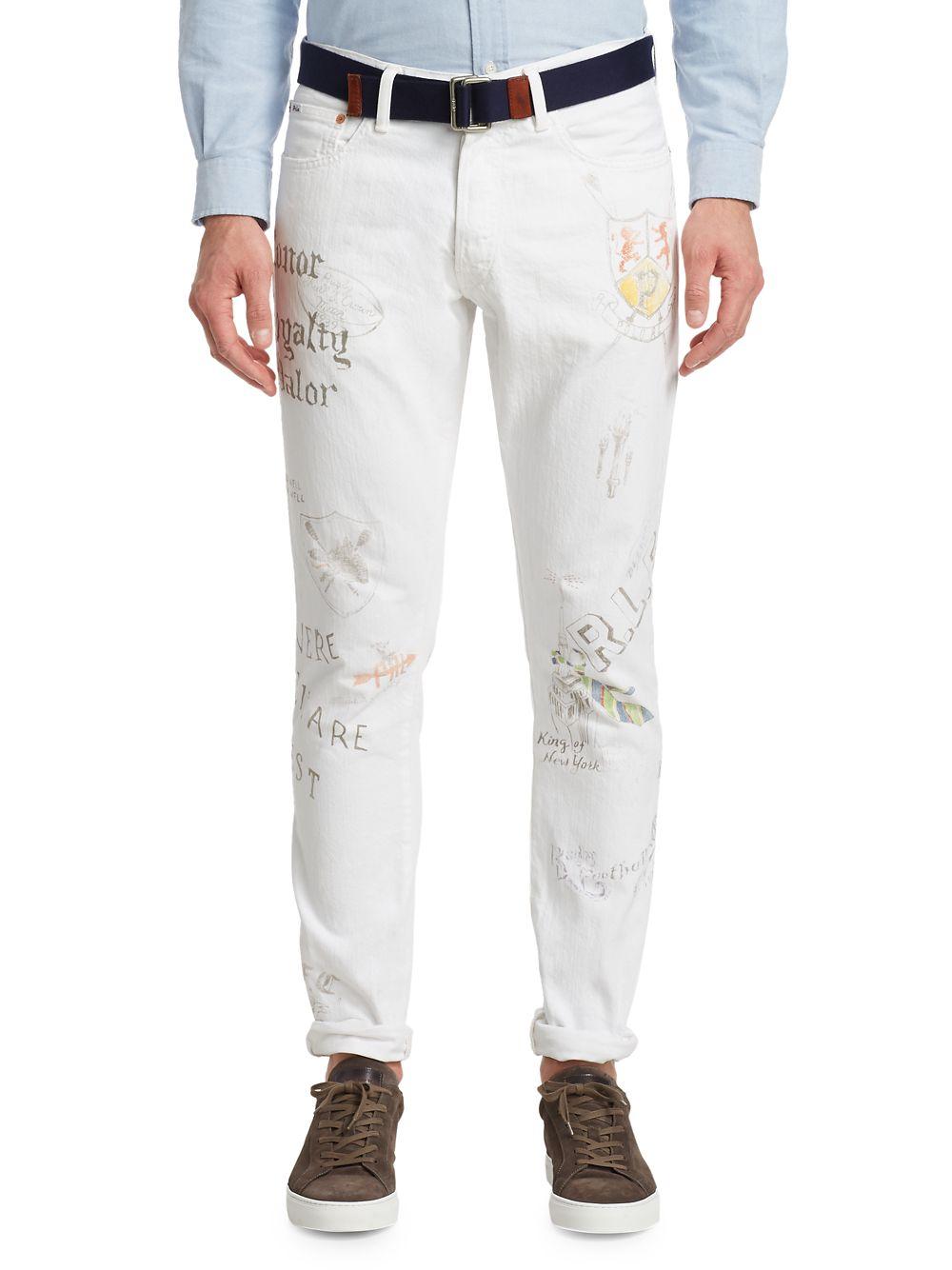 ralph lauren jeans white