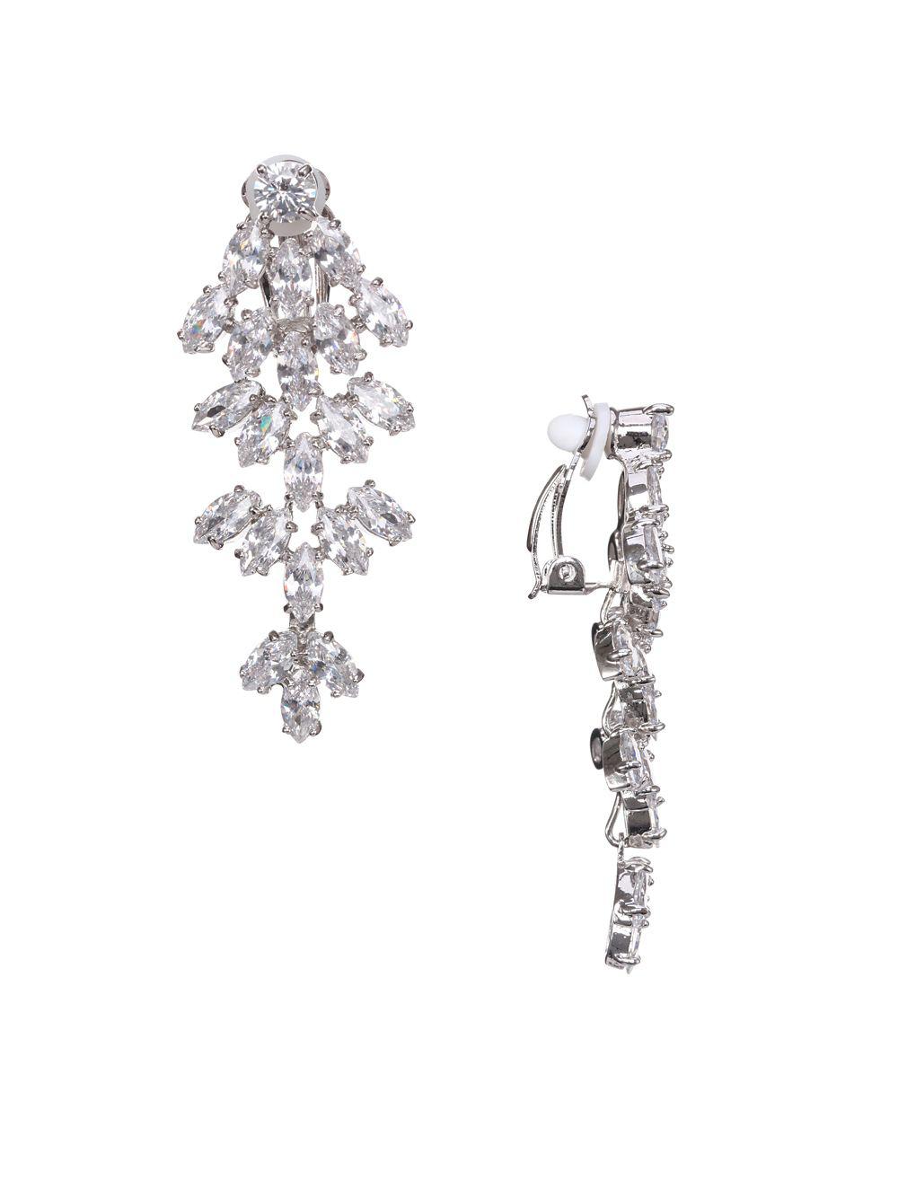 Lyst Nina Aerin Crystal Marquise Cut Chandelier Earrings In Metallic Nina Women S Metallic Aerin Crystal Marquise Cut Chandelier Earrings