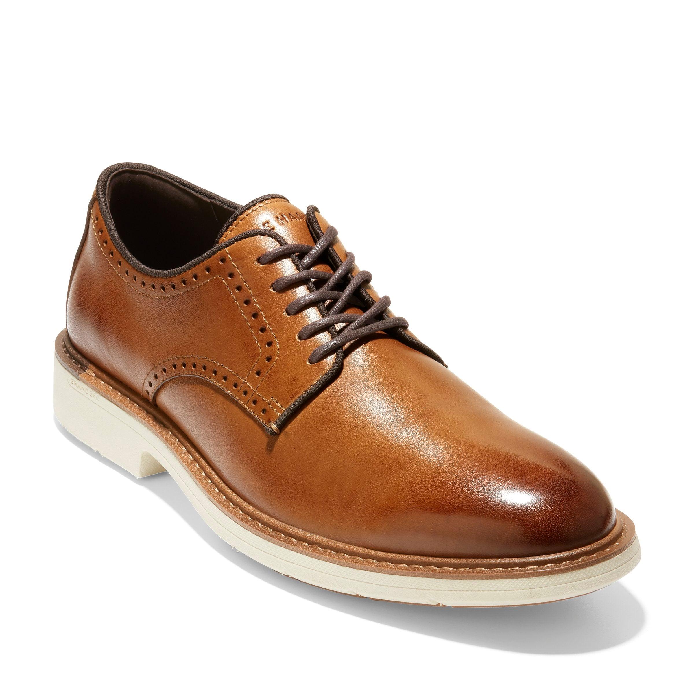 Cole Haan Goto Plain Toe Oxford in Brown for Men Lyst