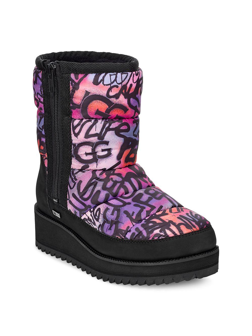 ugg graffiti slides