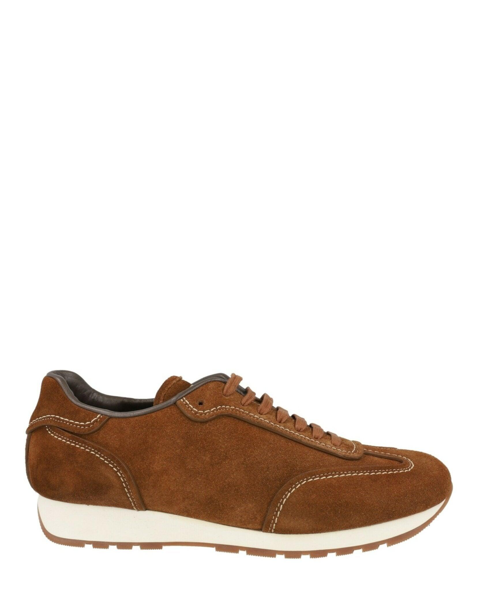 Brioni Blücher Brók Suede Wingtip Brogue Shoes Brown Mens Vintage D/B wingtip blucher shoes brown pebbled leather V  main image 2