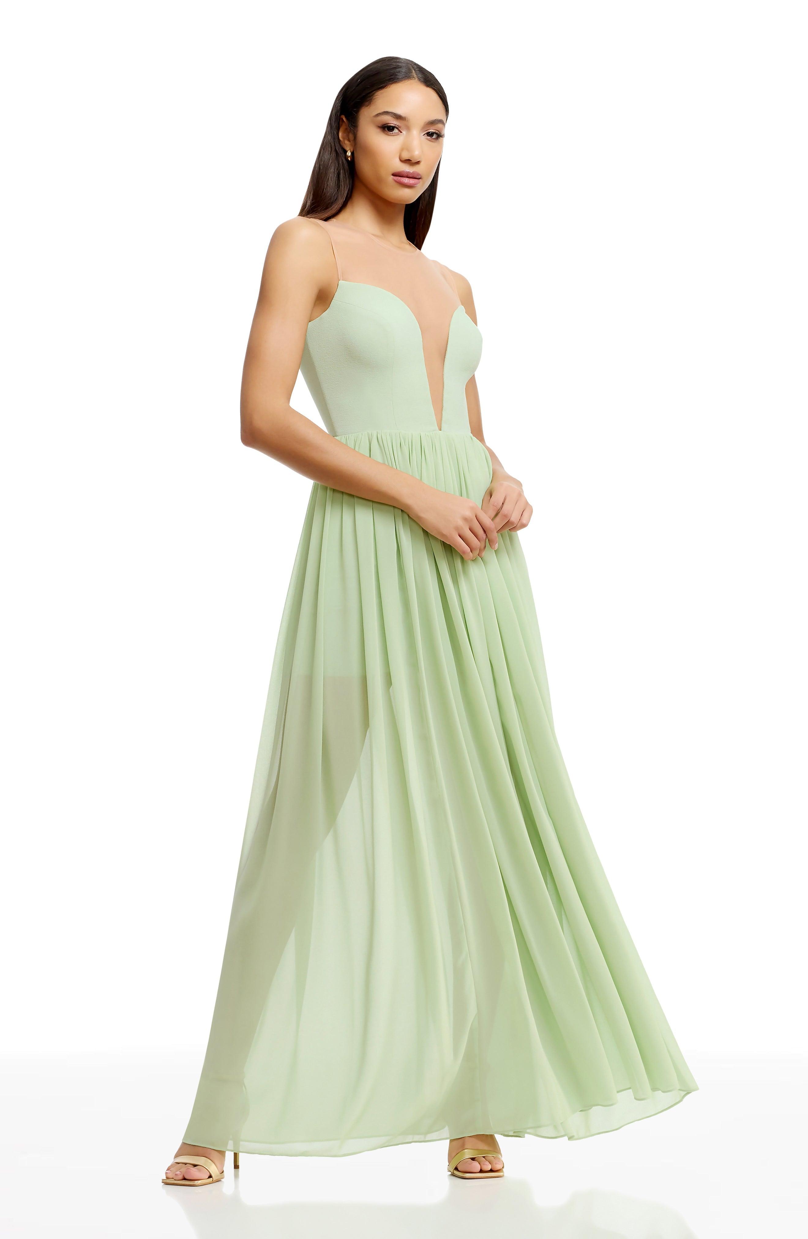Green Dress the Population Dresses for Women | Lyst