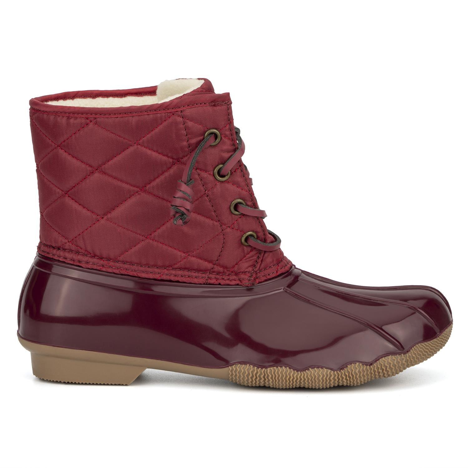 Olivia Miller Julia Quilted Duck Boot in Brown Lyst