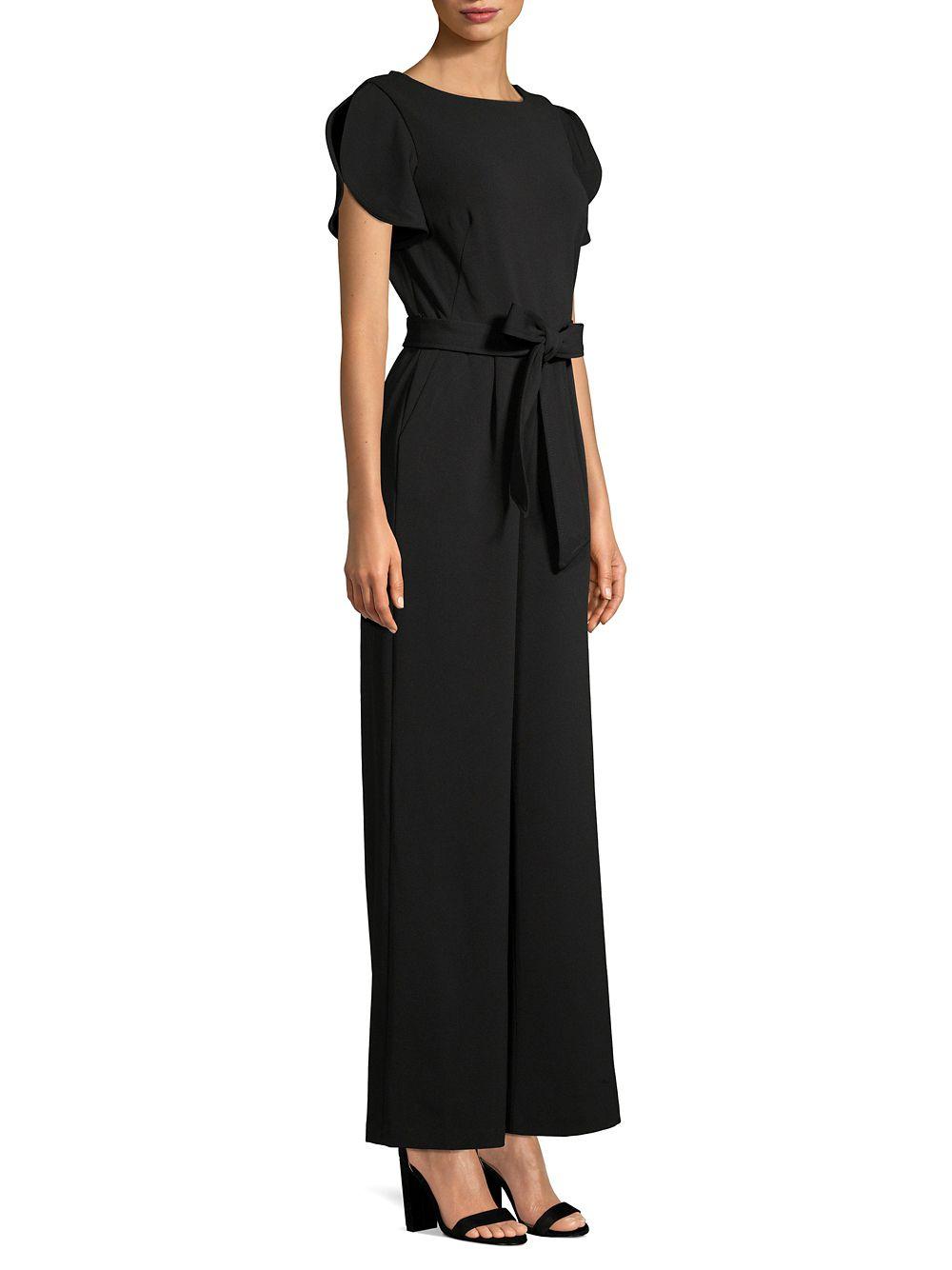 calvin klein split sleeve jumpsuit