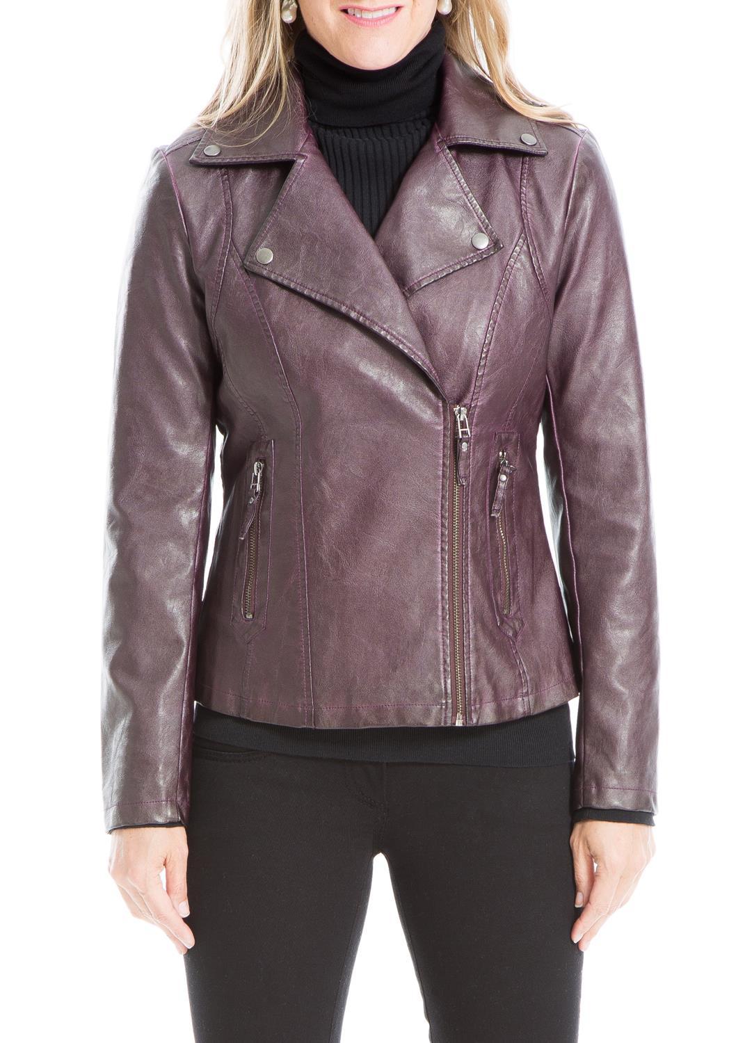 max studio leatherette jacket