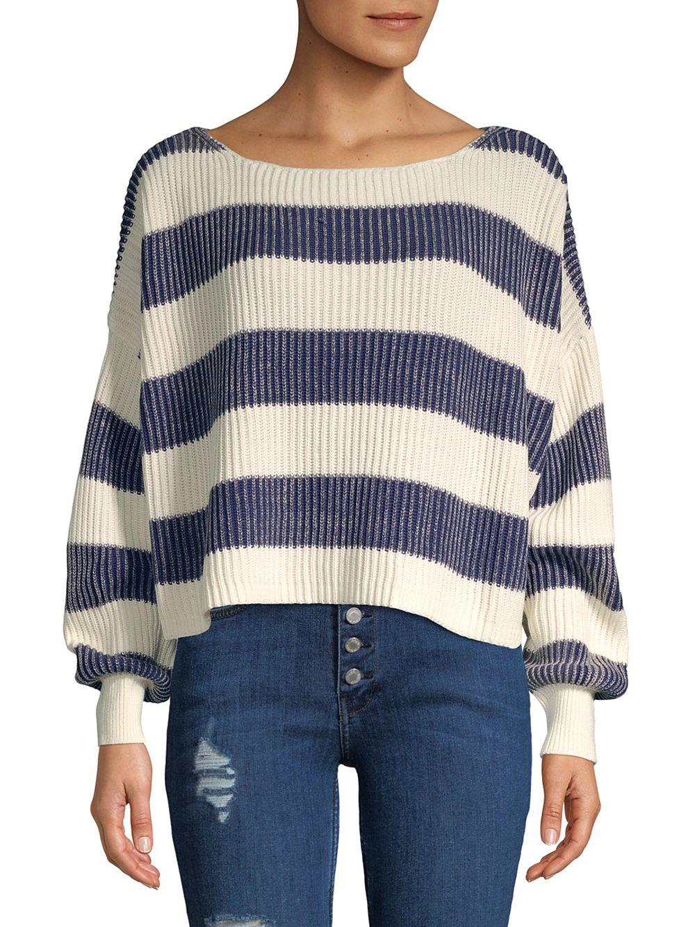 just my stripe pullover sweater
