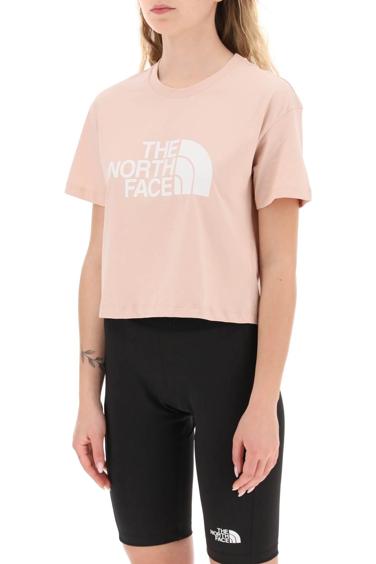 The North Face Logo Print 'easy' T Shirt in Pink | Lyst