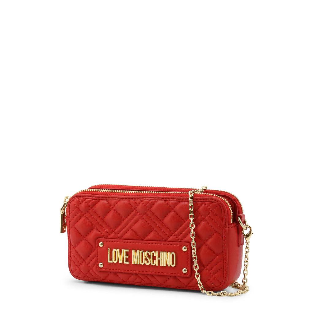 Love Moschino Love Clutch Bag in Red | Lyst