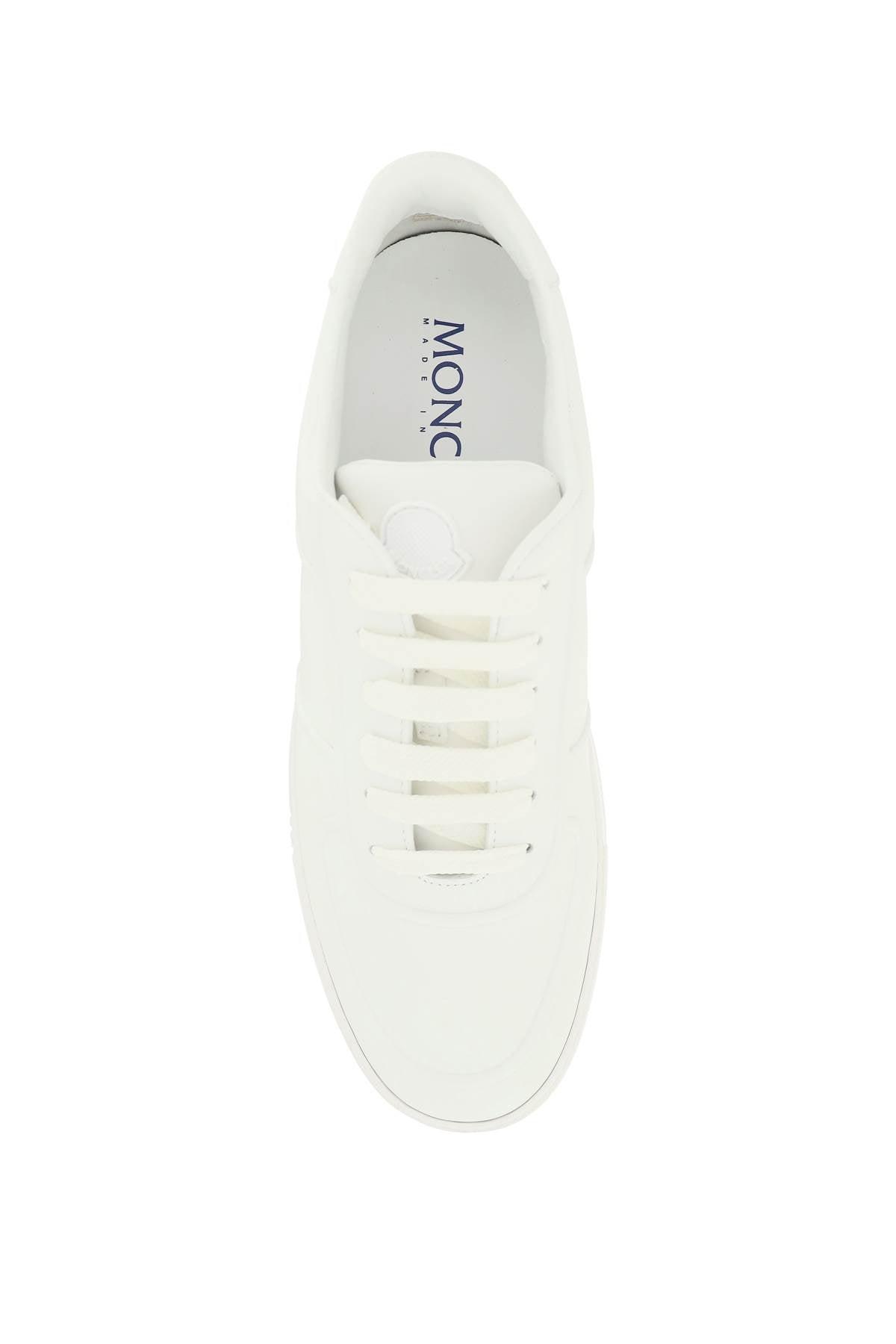 Moncler 'neue York' Leather Sneakers in White for Men | Lyst