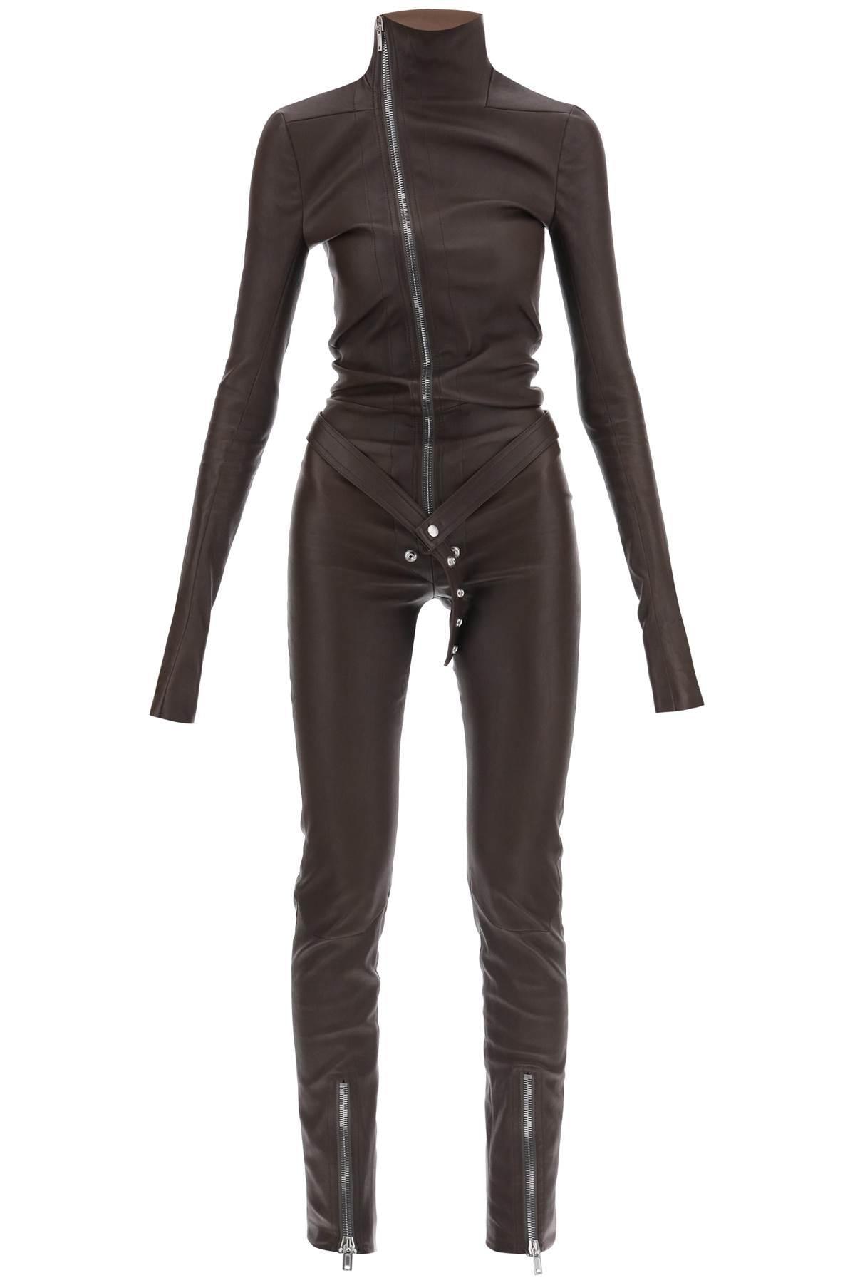 Rick Owens Jumpsuit In Leather in Black | Lyst