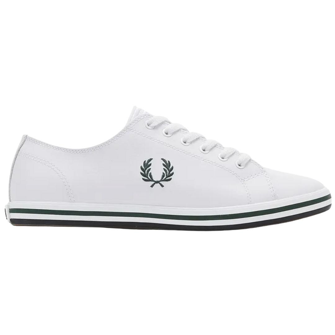 Fred Perry Kingston Leather B7163 100 White Trainers for Men | Lyst