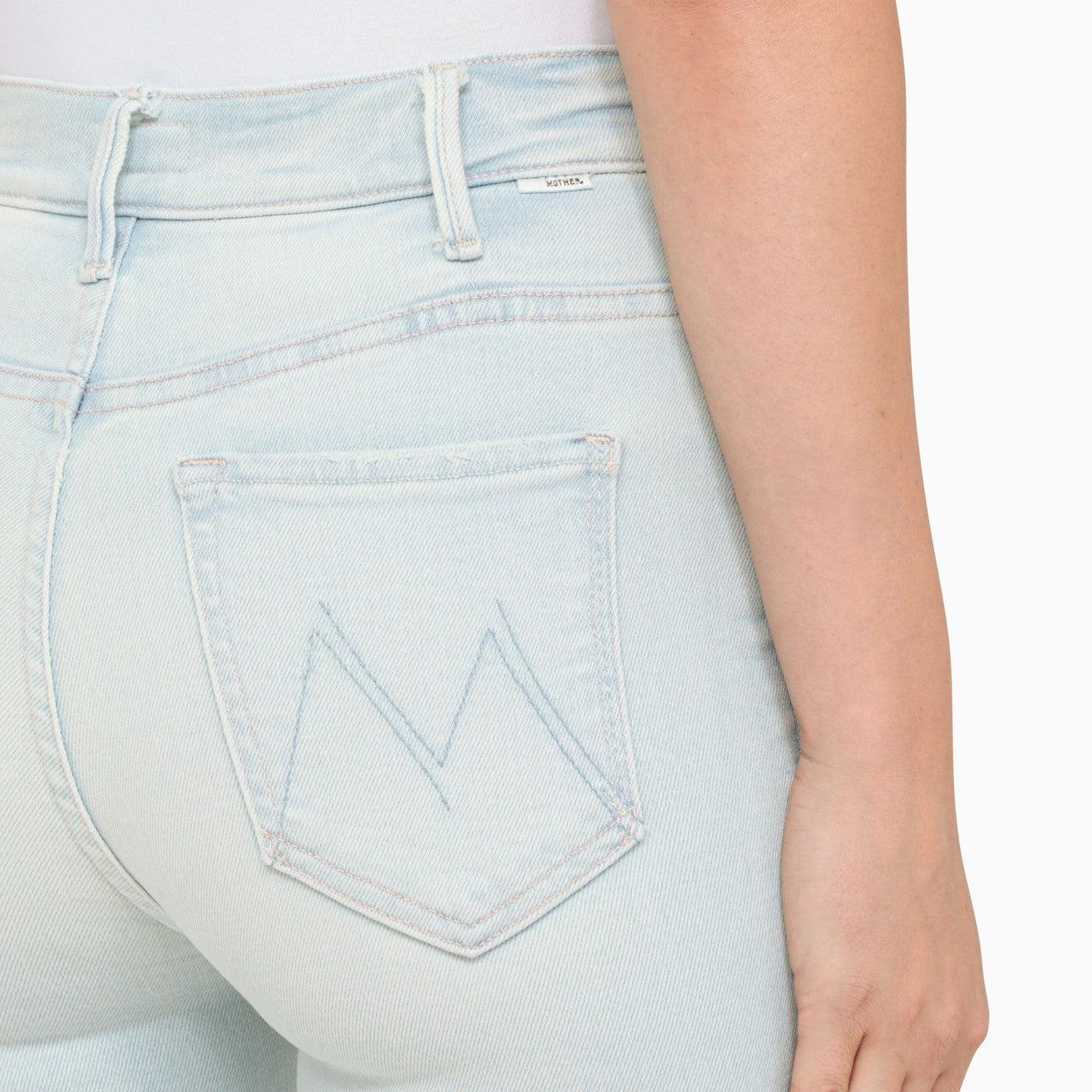 Mother The Hustler Pina Colada Cropped Jeans in Blue | Lyst