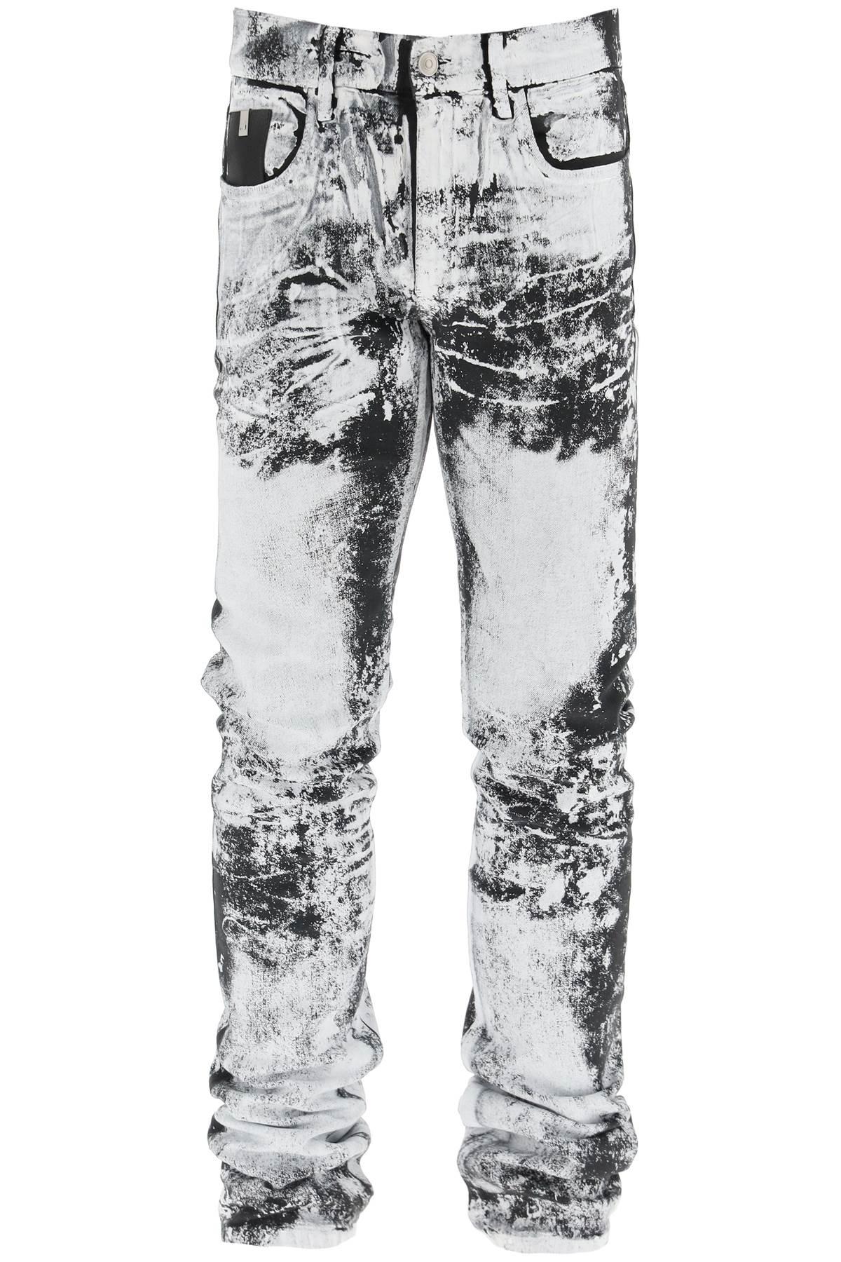 1017 ALYX 9SM Bleached Effect Five-pocket Skinny Jeans in Gray Men | Lyst