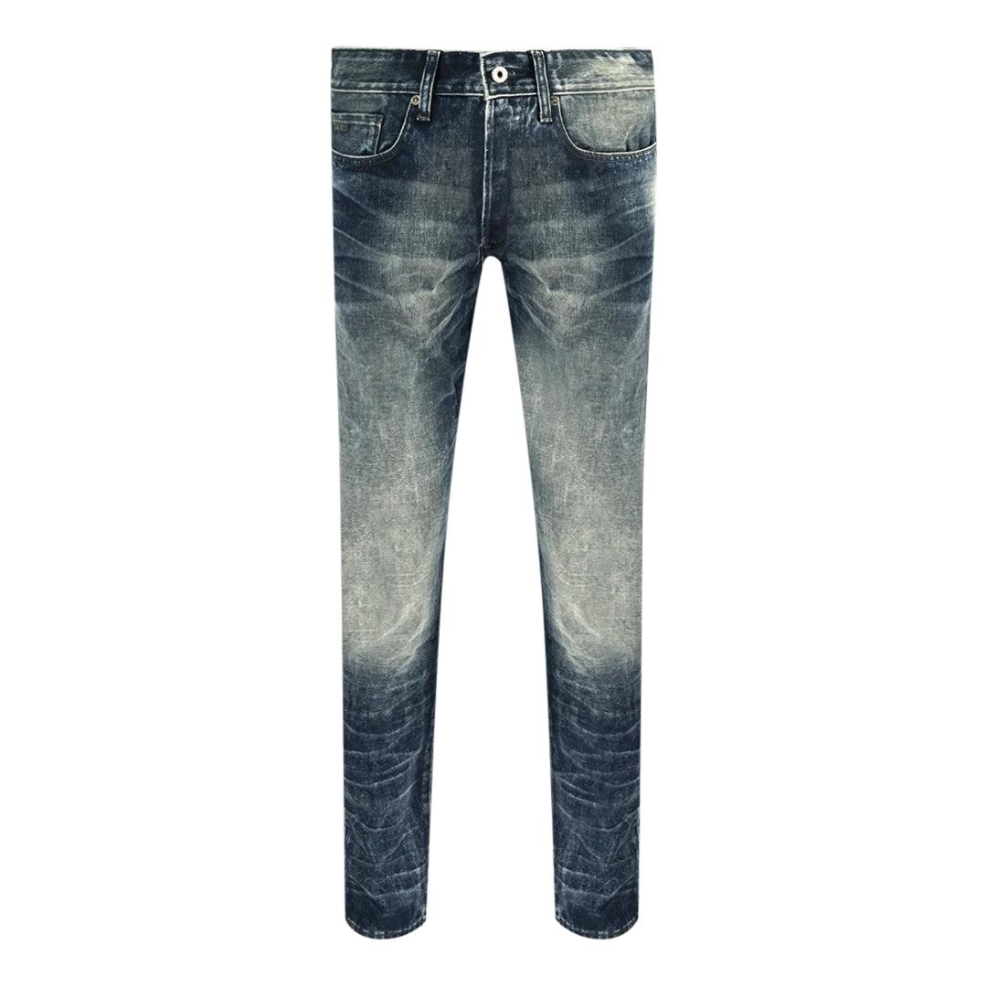 G-Star RAW 3301 Straight Tapered Hydrite Lead Blue Jeans for Men | Lyst
