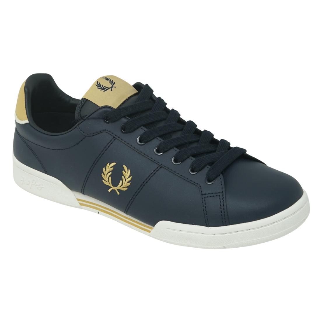 Fred Perry B6202 608 Blue Trainers for Men | Lyst