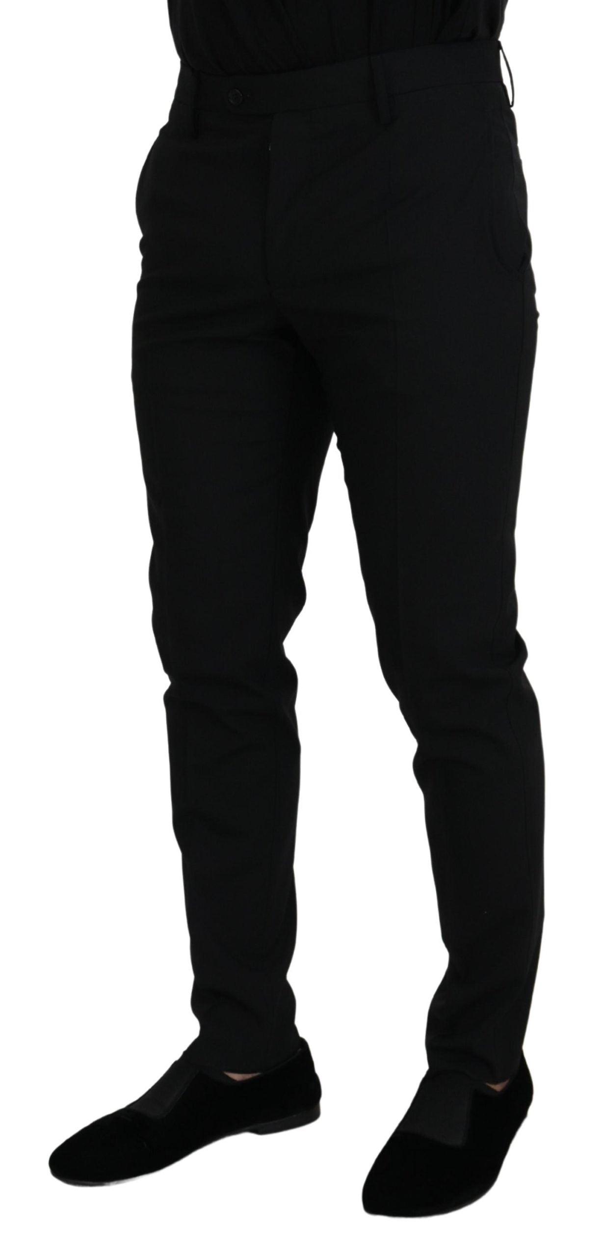 Jake Black Double Pleated Buckled Slim Pants | Black pants men, Fashion  suits for men, Mens casual dress outfits