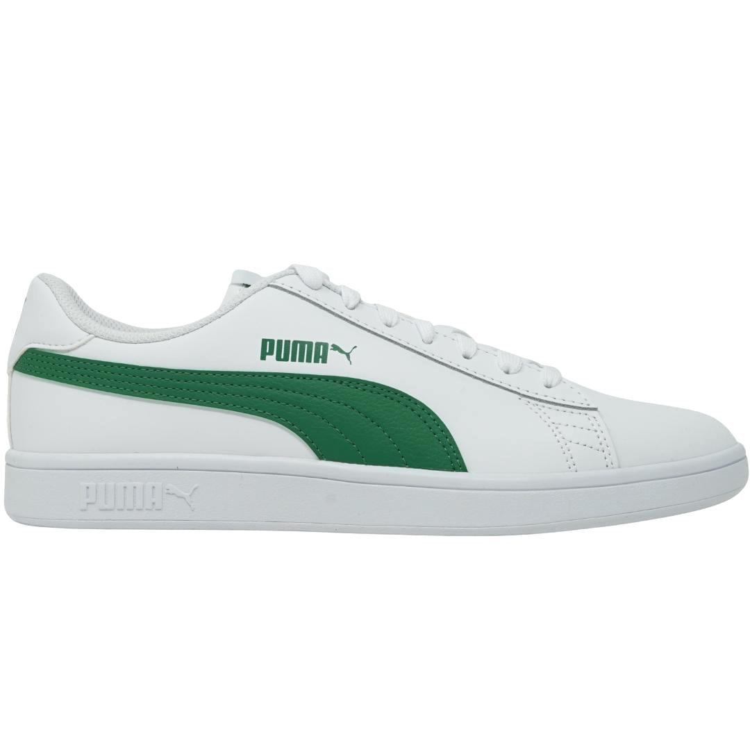 PUMA Smash V2 Softfoam White Trainers in Green for Men | Lyst