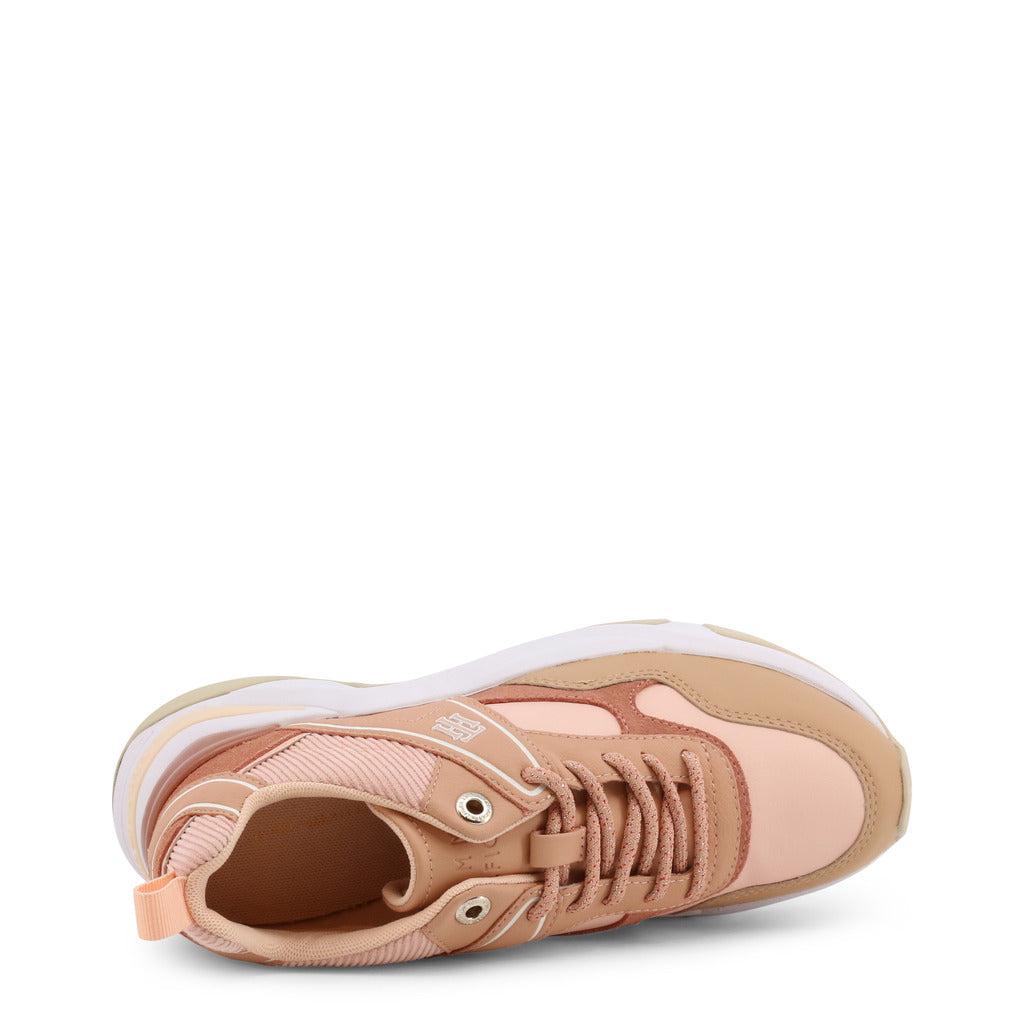 Tommy Hilfiger Shoes Sneakers Leather in Pink | Lyst