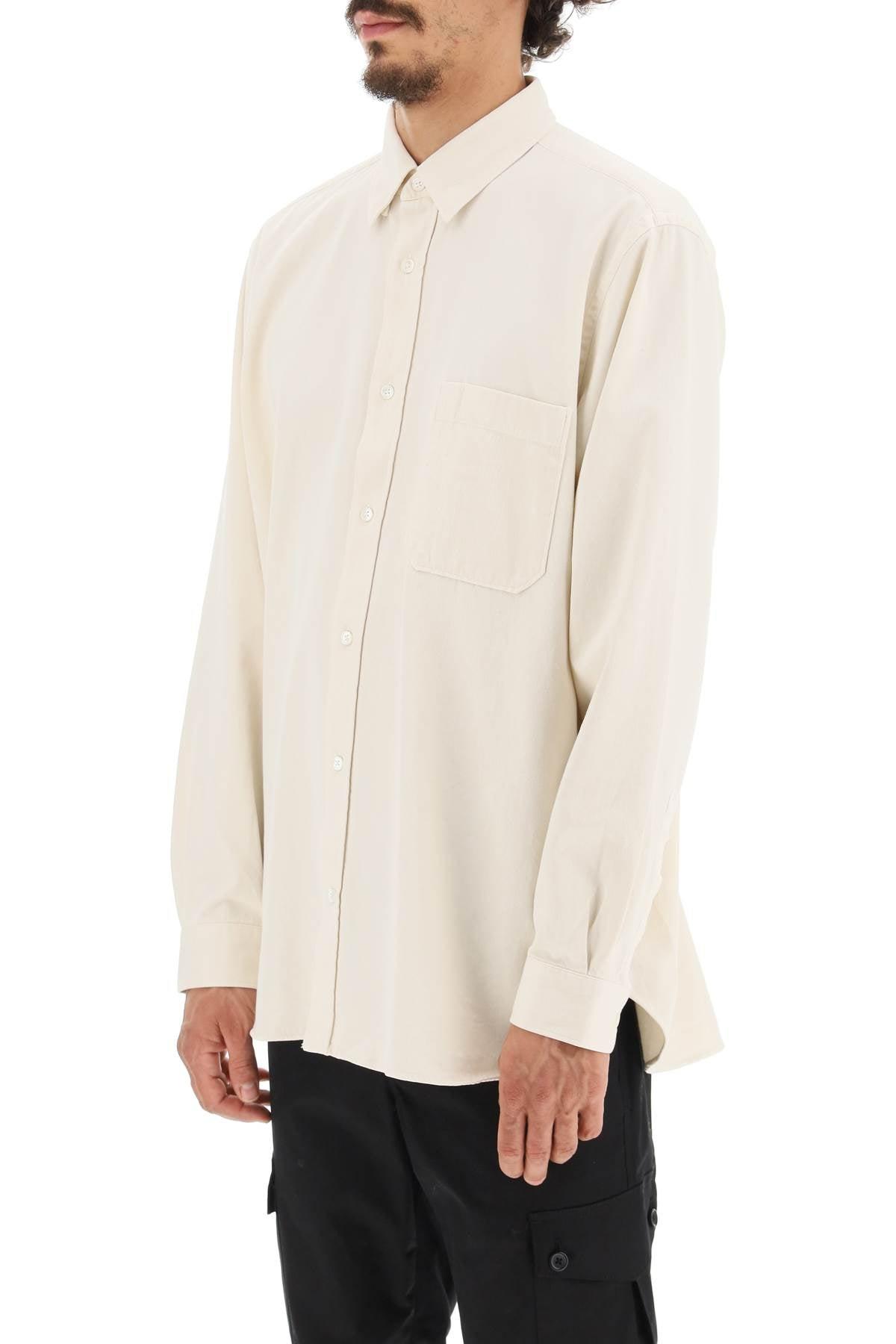 Closed Cotton Twill Shirt in White for Men | Lyst