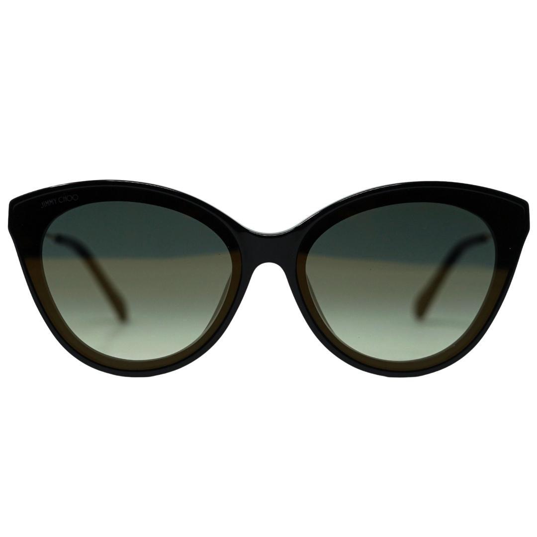 Jimmy Choo Vic/f/sk 0807 Fq Gold Sunglasses in Black Lyst