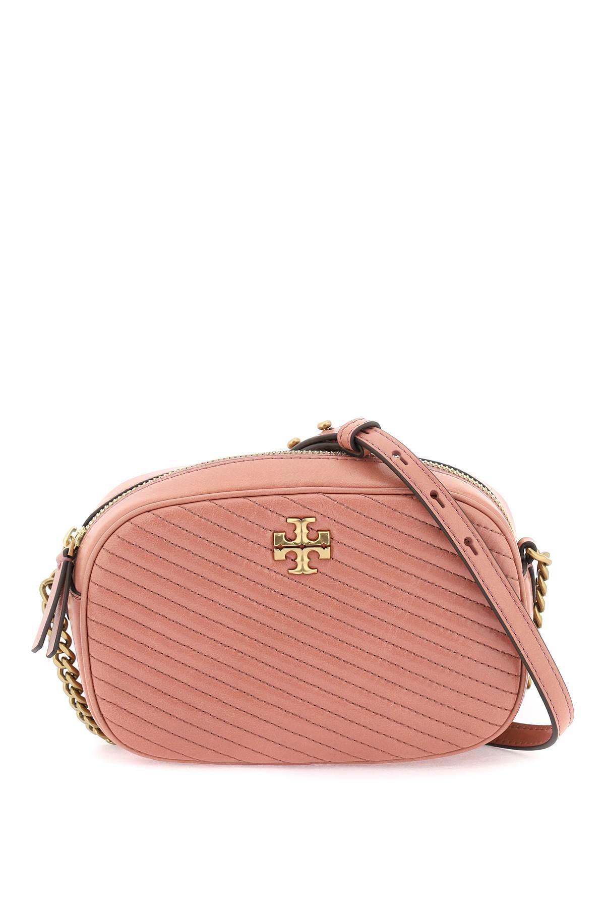 Tory Burch Kira Chevron Moto Crossbody Bag in Pink Lyst