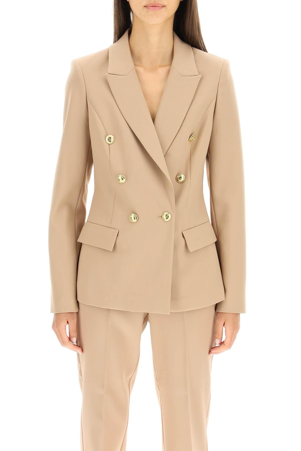 MARCIANO BY GUESS 'shelly Double-breasted Blazer in Natural | Lyst