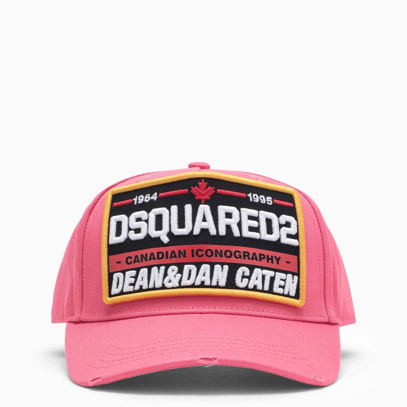 DSquared² Embroidered Logo Baseball Cap in Pink for Men | Lyst