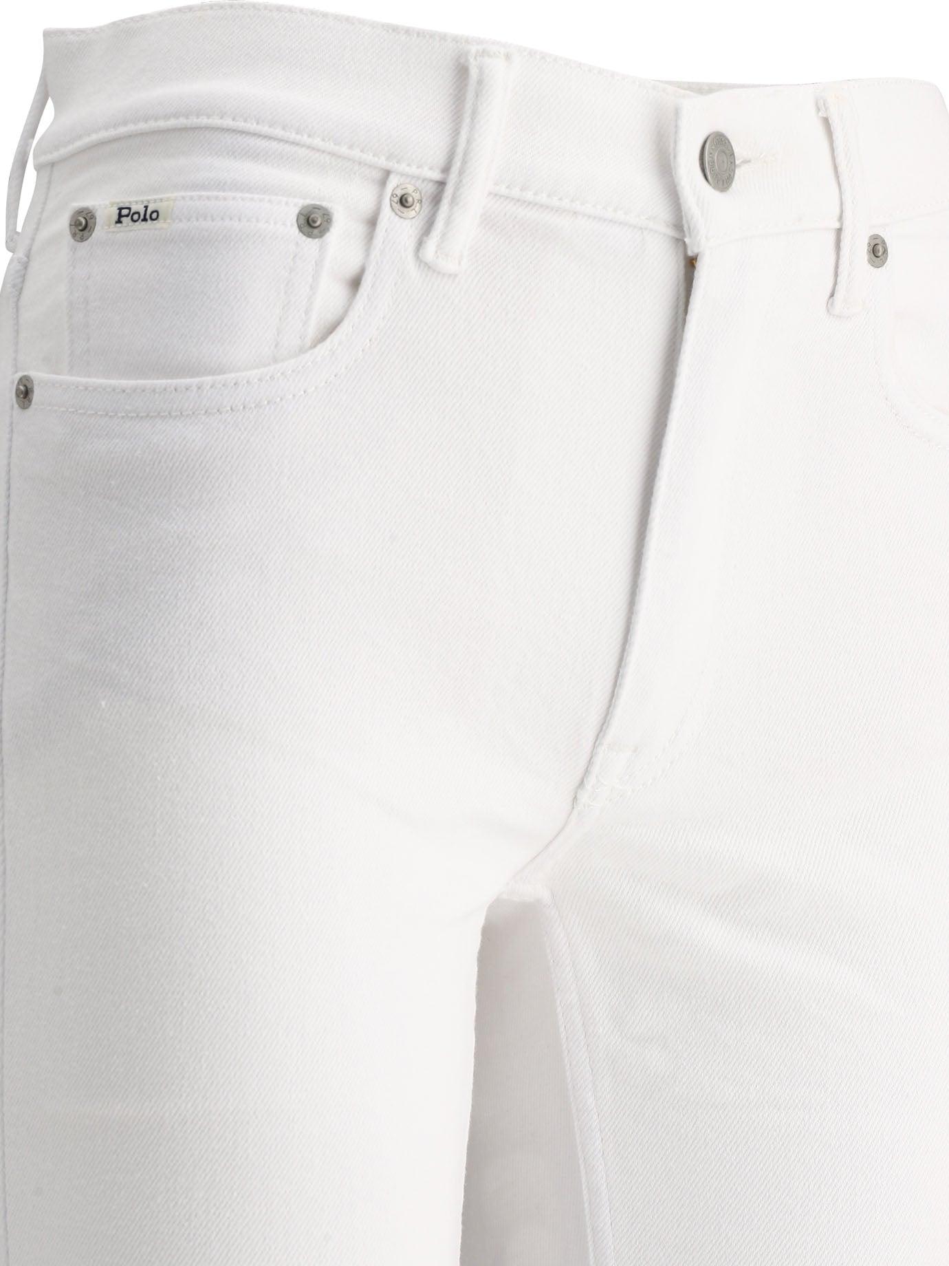 Polo Ralph Lauren The Mid Rise Skinny Jeans in White