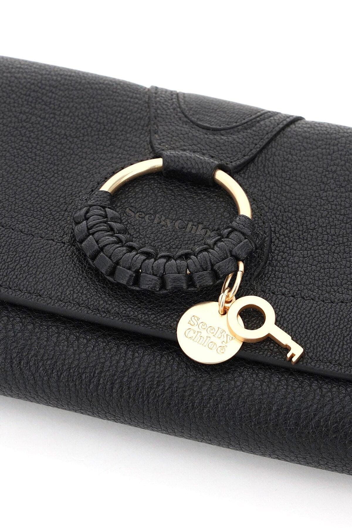See By Chloé Hana Clutch With Chain in Black | Lyst