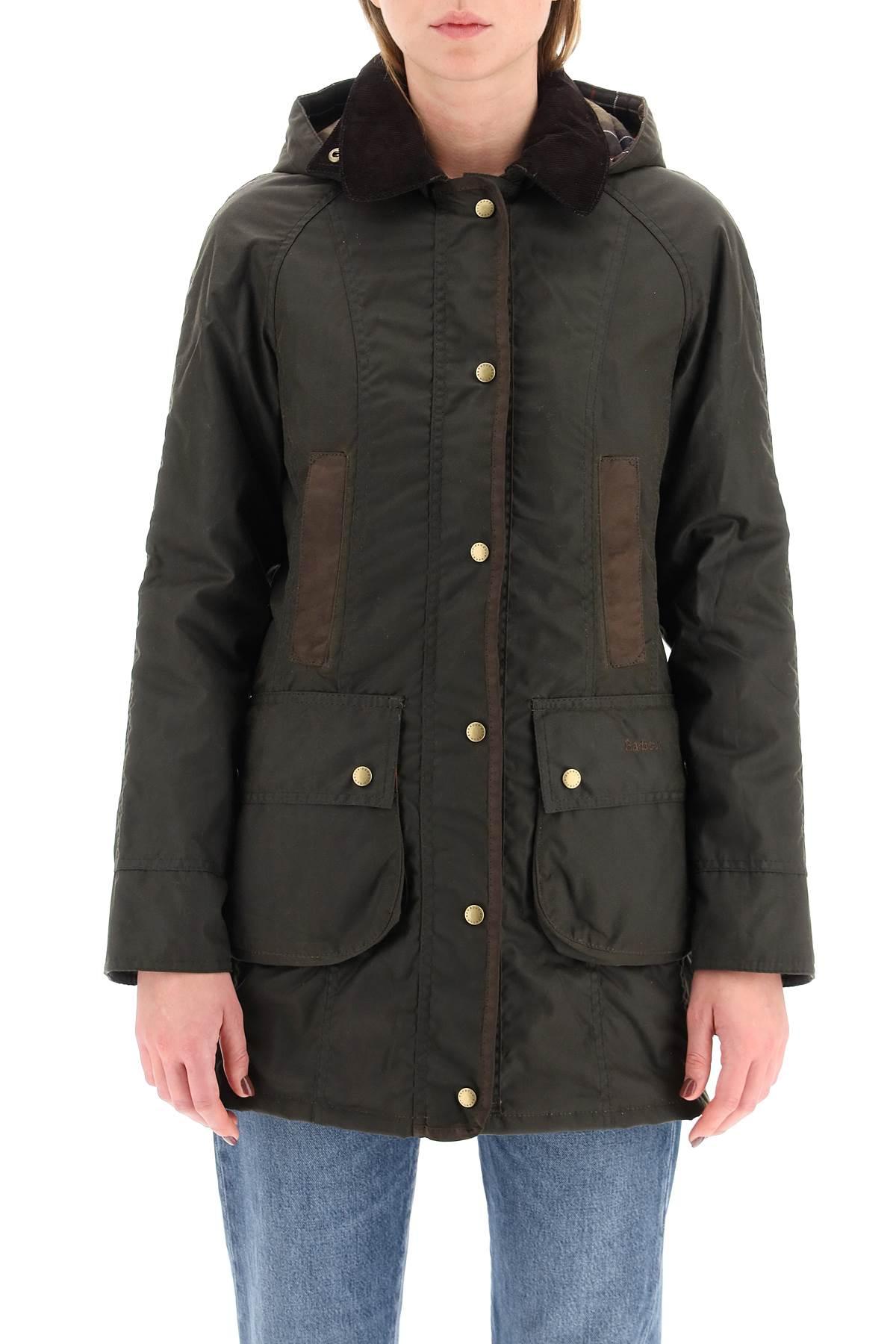 Barbour Bower Wax Jacket in Black | Lyst