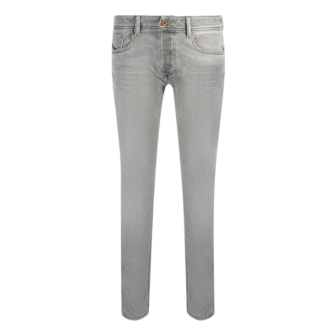DIESEL Sleenker-x 0095e Grey Jeans in Gray for Men | Lyst