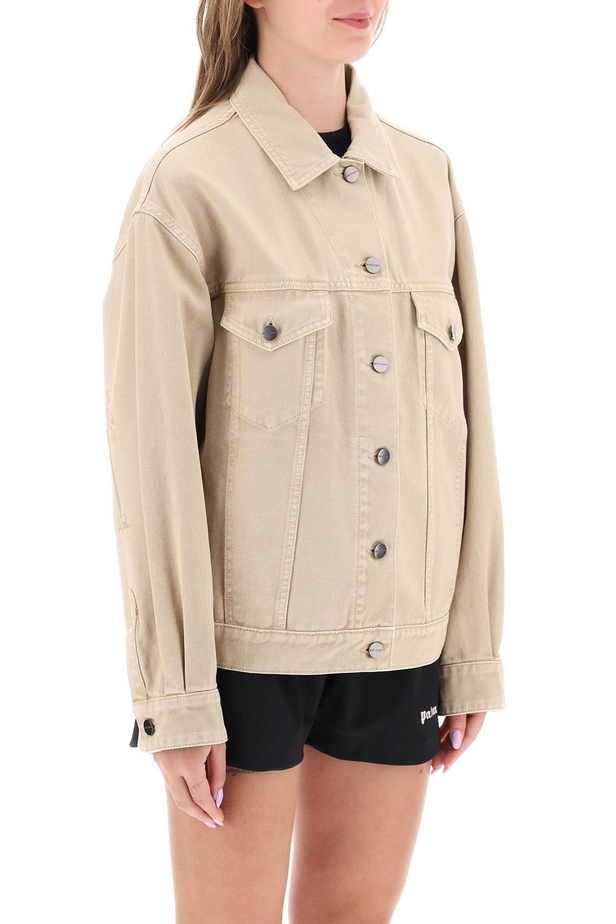 Cream oversized shop denim jacket