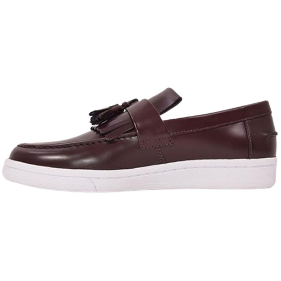 Fred Perry X George Cox Leather B1906 158 Dark Red Shoes in Purple for Men  | Lyst