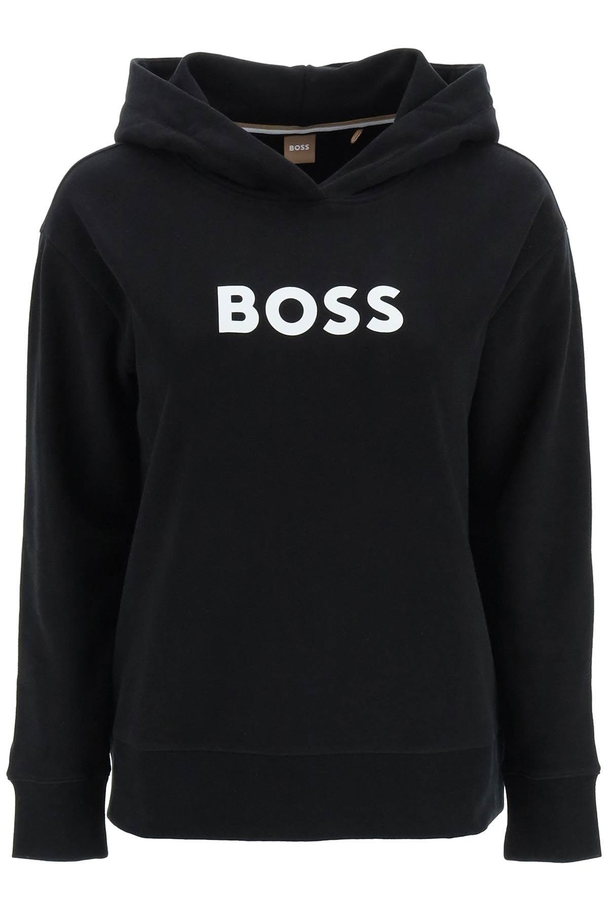 BOSS by HUGO BOSS Logo Hoodie in Black | Lyst