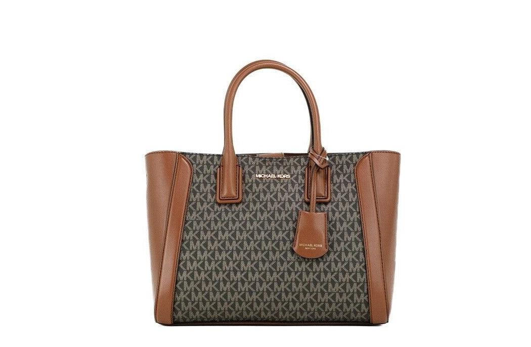 Michael Kors Satchel Handbag Purse Vanilla Luggage Large - Michael Kors bag  - 196163142630 | Fash Brands