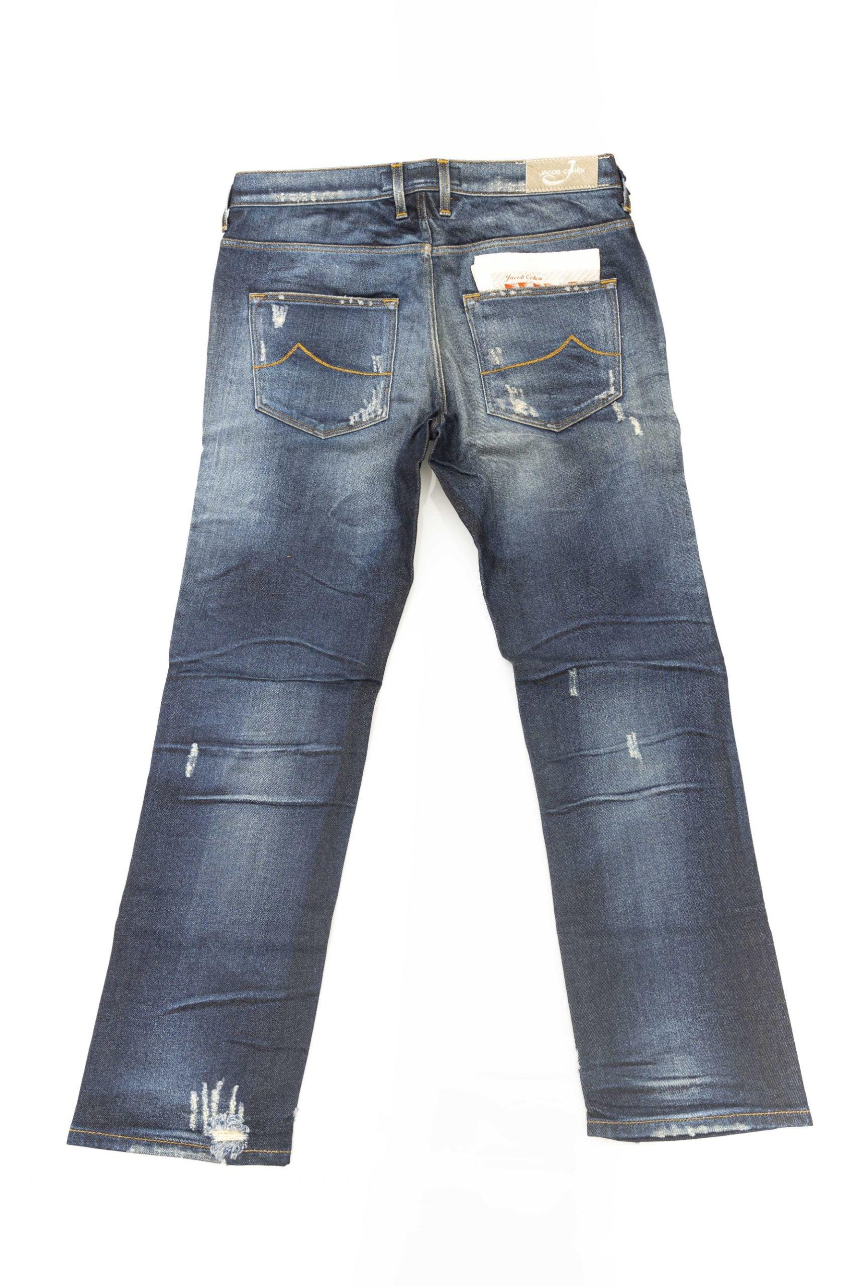 Jacob Cohen Straight Leg Jeans in Blue | Lyst