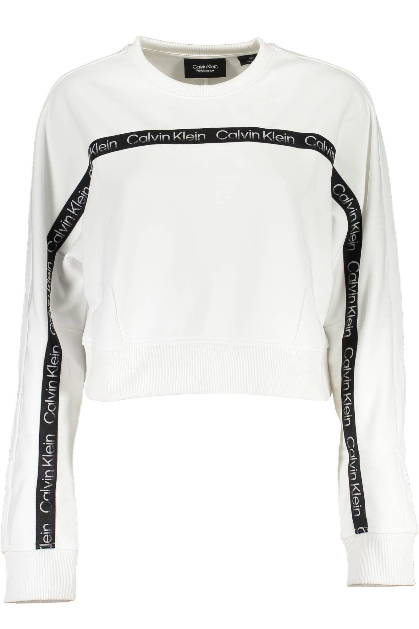 Calvin Klein White Sweater in Black | Lyst