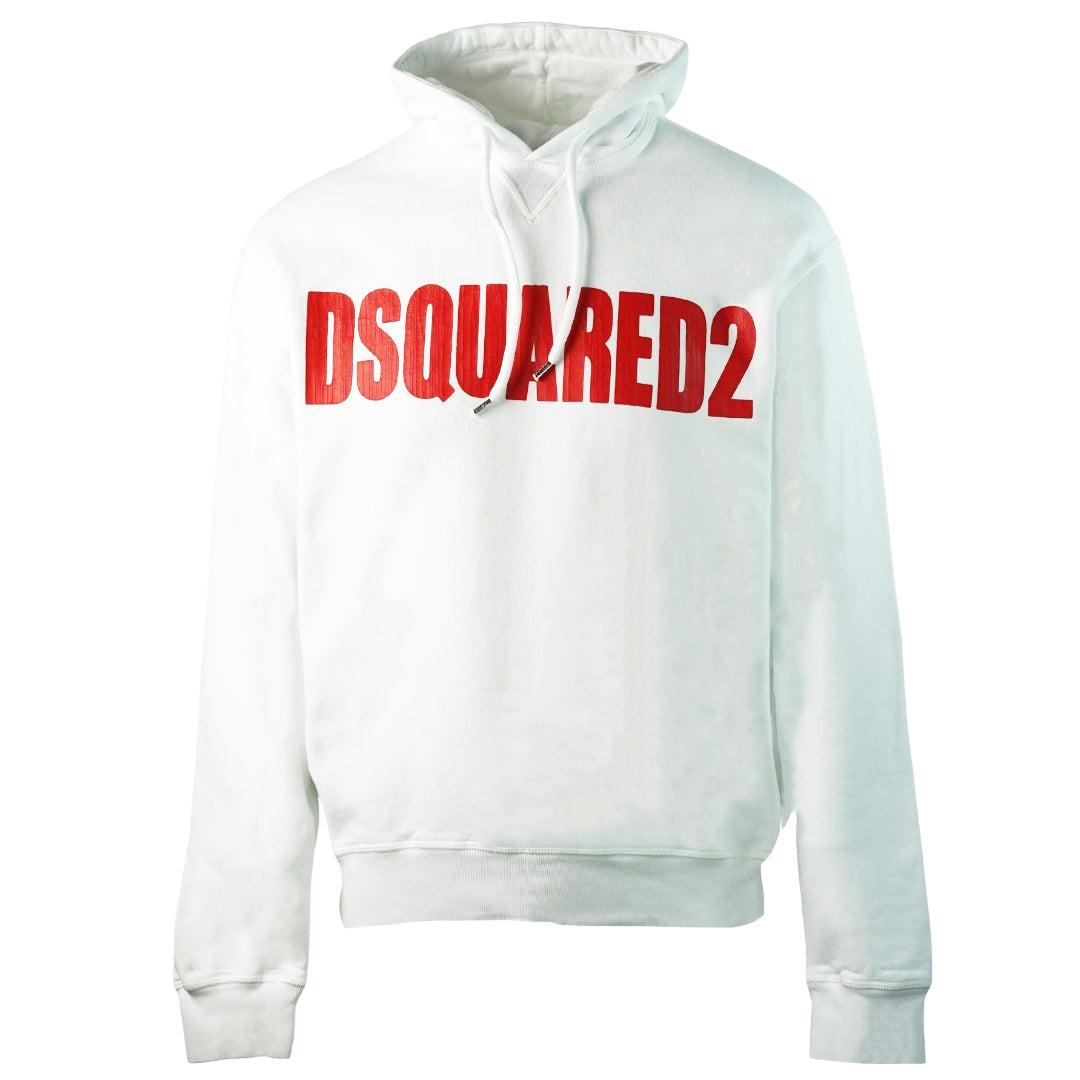 DSquared² S74gu0358 S25030 100 White Hoodie for Men | Lyst