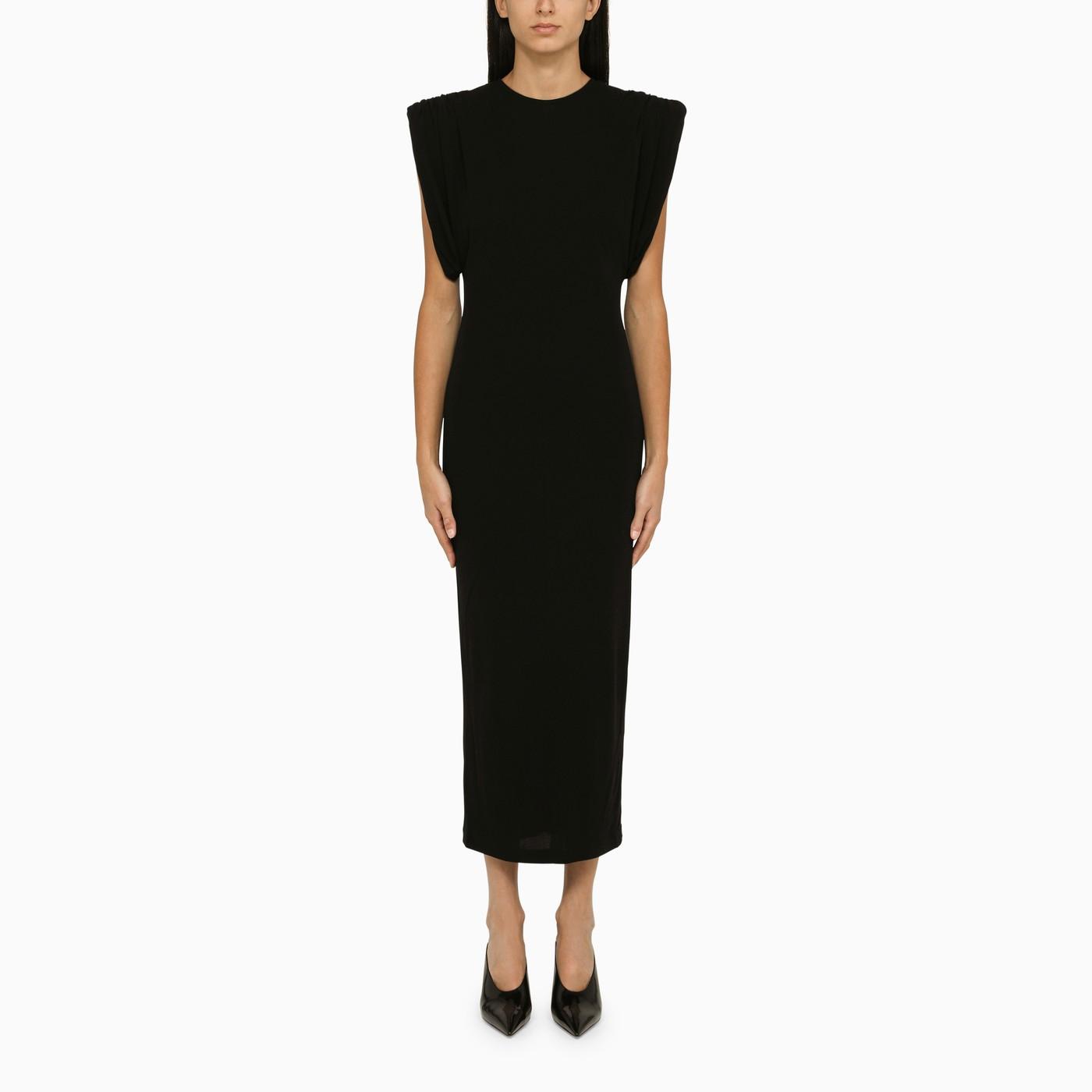 Wardrobe NYC Dress With Padded Shoulders in Black Lyst