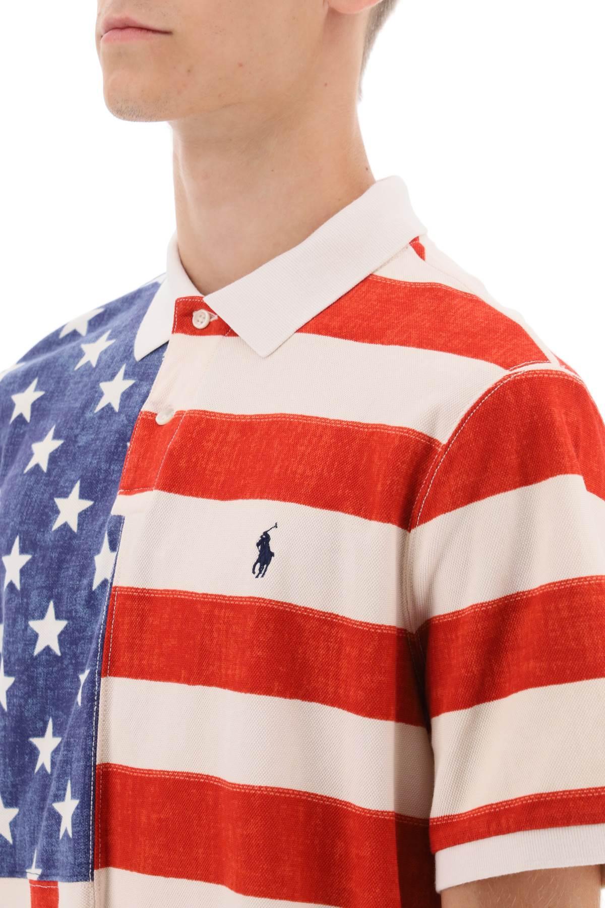 Red white and blue hotsell ralph lauren polo shirt