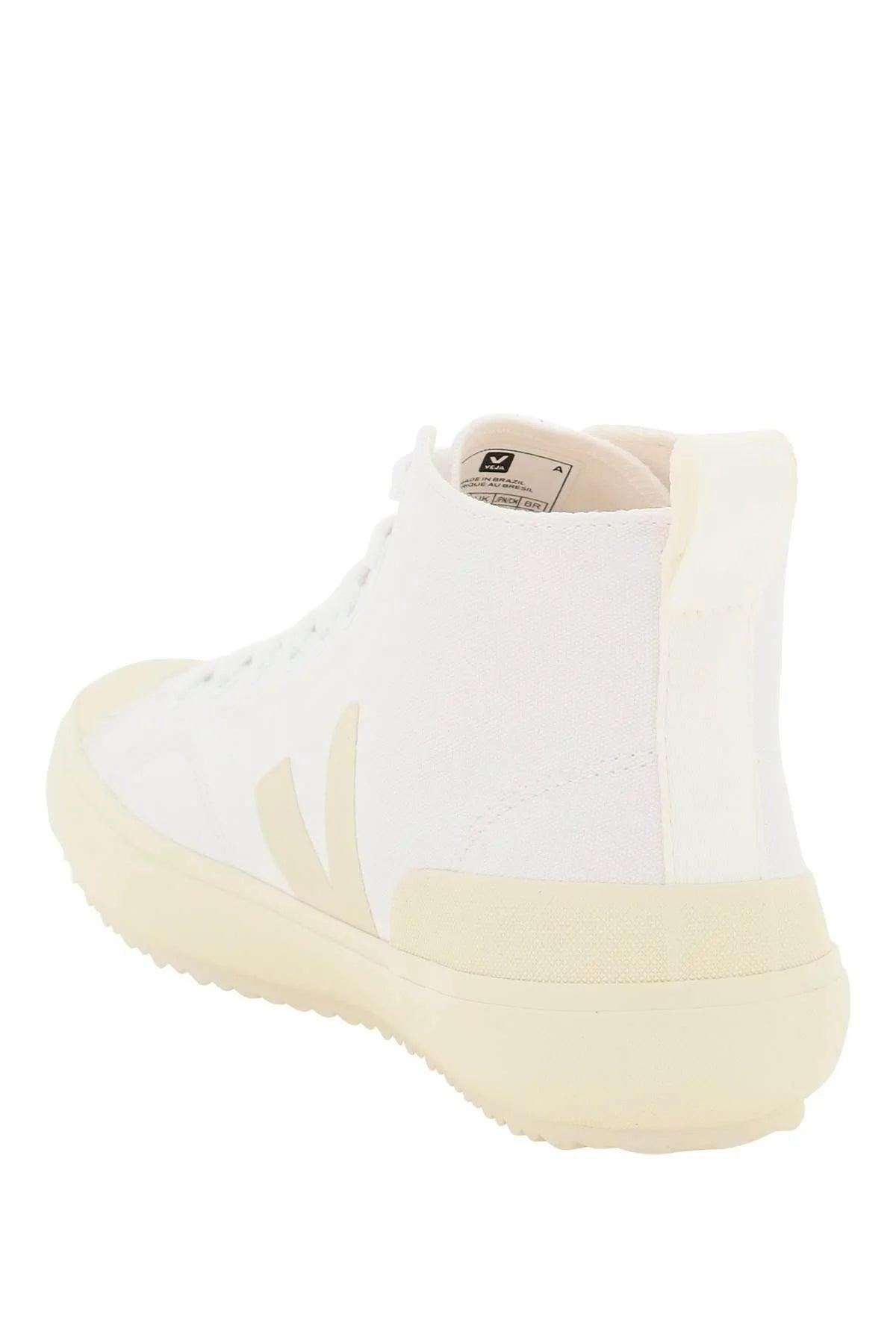 Veja High Nova Canvas Sneakers White Cotton | Lyst