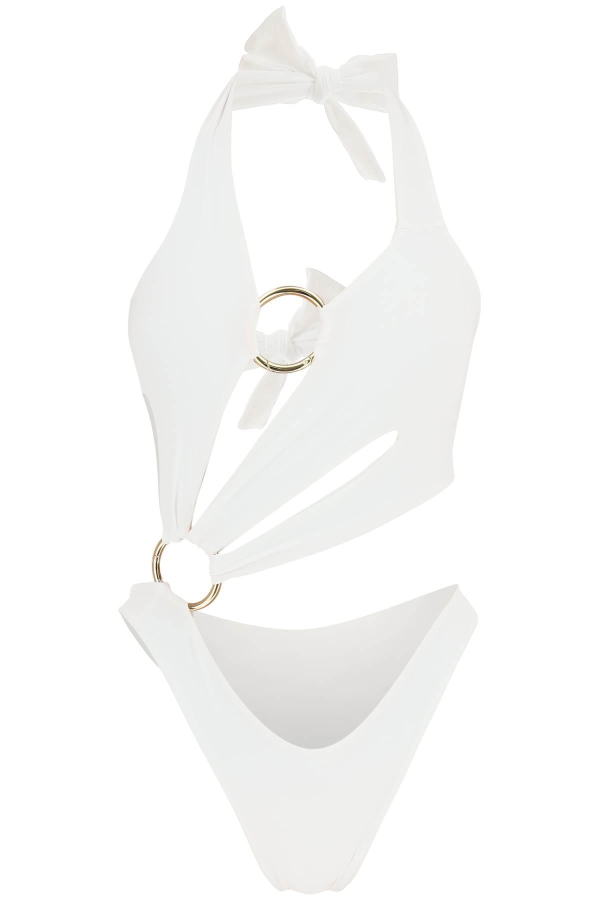 Louisa Ballou Sex Wax One Piece Swimsuit in White | Lyst