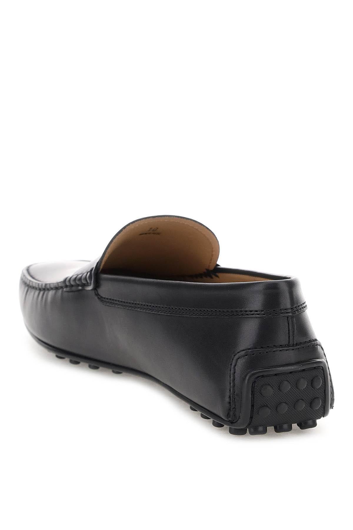 Leather Gommino Driver Loafers in Gray for Men |