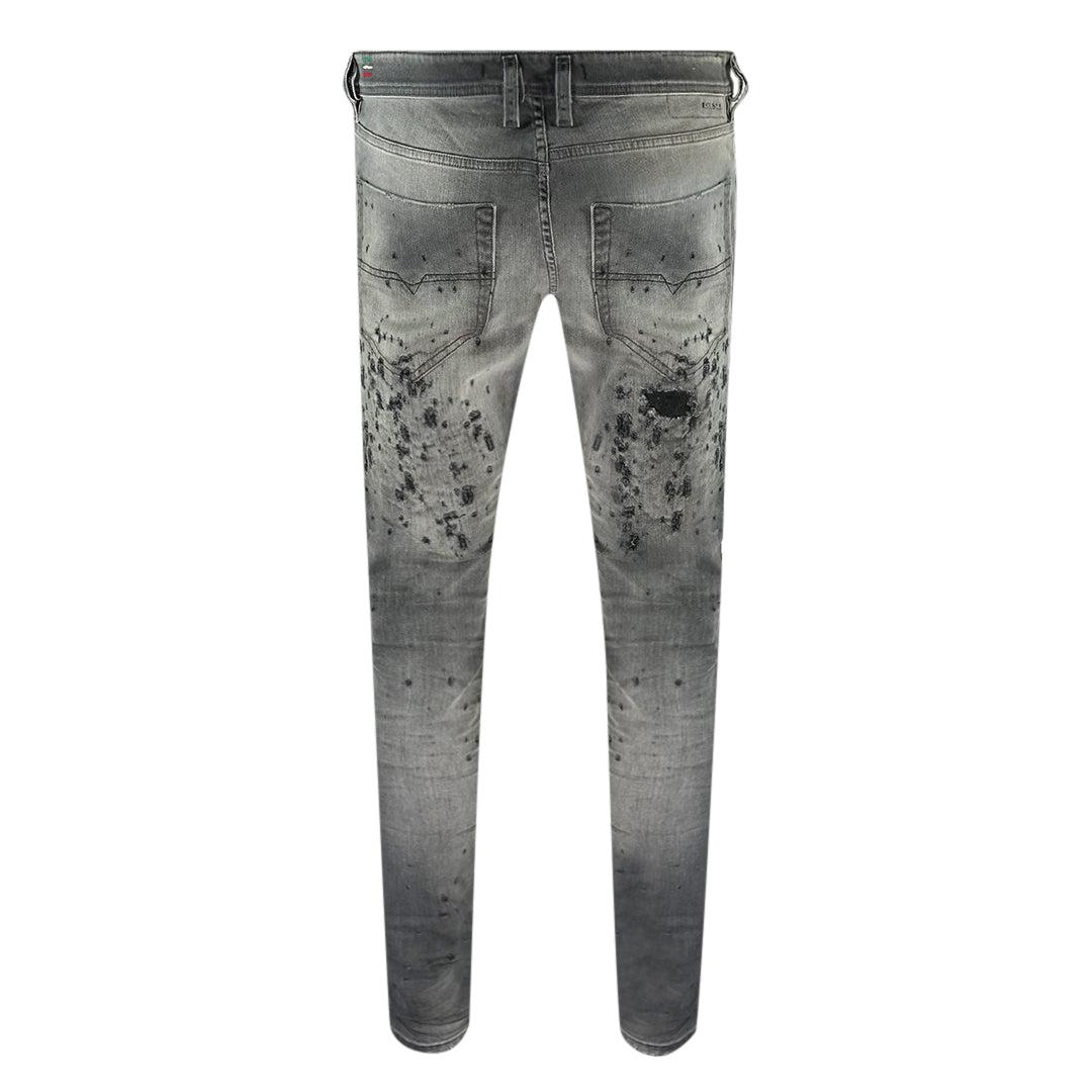 DIESEL Tepphar 084nh Jeans in Gray for Men | Lyst