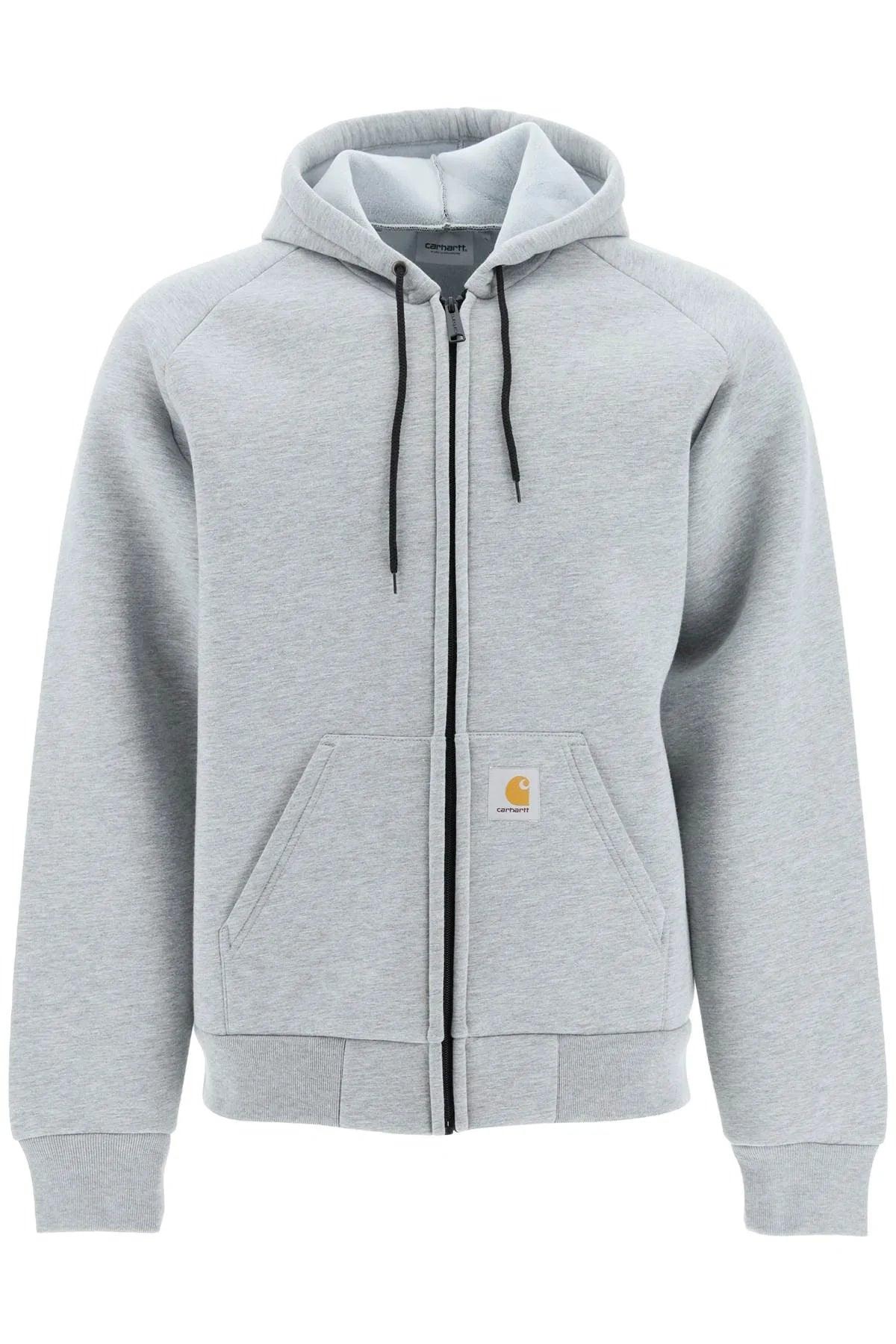 Carhartt WIP 'car-lux' Full Zip Hoodie-jacket Grey Cotton,technical in Gray  for Men | Lyst