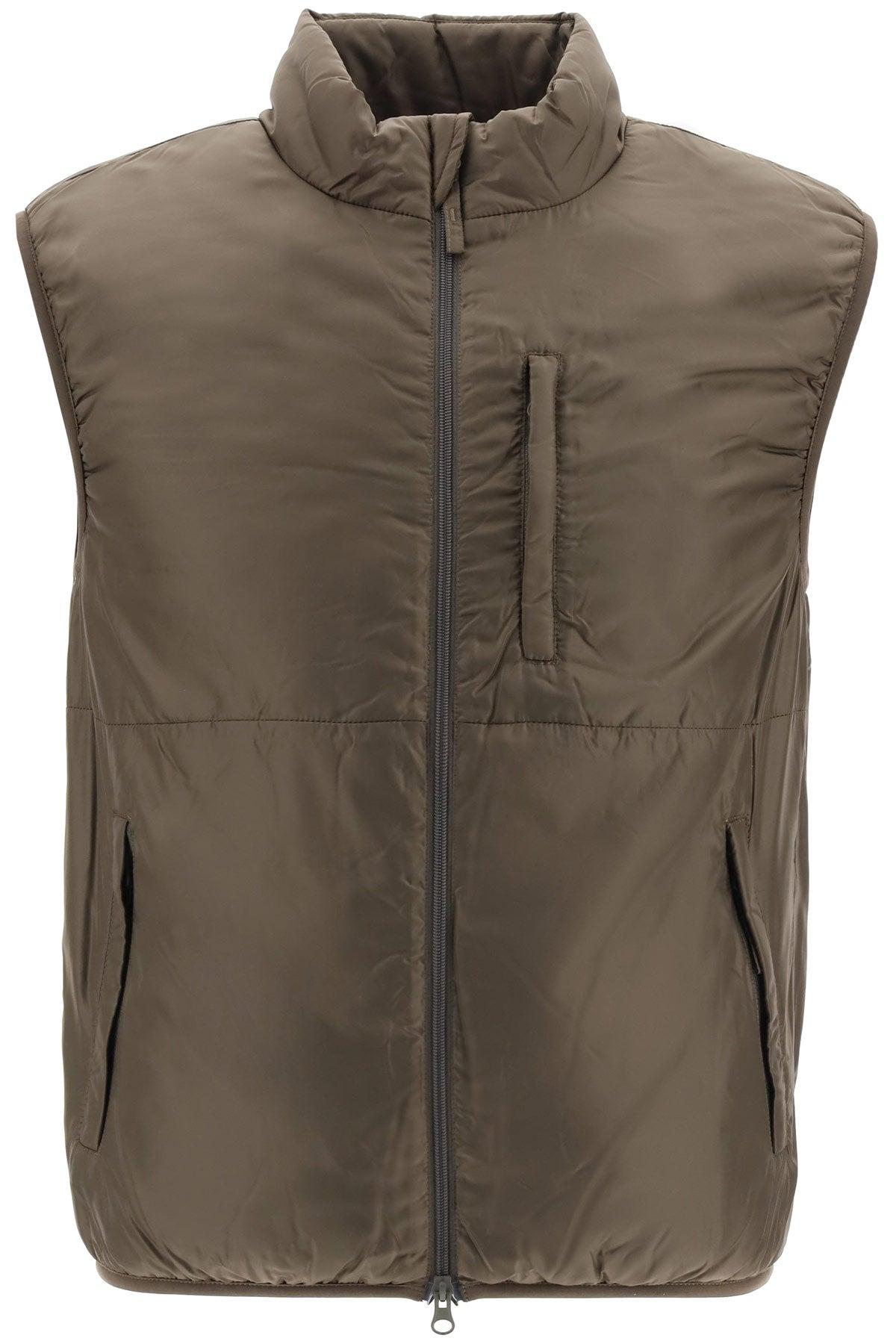 Aspesi Jil Vest With Thermore Padding in Brown for Men | Lyst